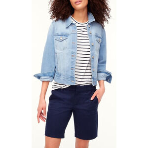 NWT J. Crew 9" Frankie Bermuda Chino Shorts 14 Navy Blue J.Crew Walking AL569